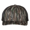 Richardson 112P Patterned Snapback Trucker Cap - BK-RTHW_Realtree Original_ Black
