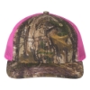 Richardson 112P Patterned Snapback Trucker Cap - NPK-RTEG_Realtree Edge_ Neon Pink