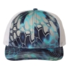 Richardson 112P Patterned Snapback Trucker Cap - WH-KTPO_Kryptek Pontus_white