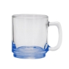 Java 9 oz. Glass Coffee Mug - Blue