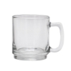 Java 9 oz. Glass Coffee Mug - Clear
