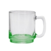 Java 9 oz. Glass Coffee Mug - Green