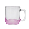 Java 9 oz. Glass Coffee Mug - Pink