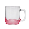 Java 9 oz. Glass Coffee Mug - Red