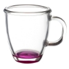 Sonic 11.75 oz. London Glass Coffee Mug - Pink