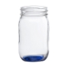 Pickled 16 oz Mason Jars Drinking Glass - Blue