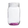 Pickled 16 oz Mason Jars Drinking Glass - Pink