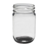 Refreshing 12 oz. Decorating Mason Jar - Black