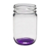 Refreshing 12 oz. Decorating Mason Jar - Purple