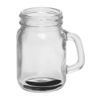 Handcrafted 4.5 oz Mason Jar Sampler Glass - Black