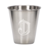 Pound One 2.5 oz Metal Shot Glass - Chisel it Front or Back