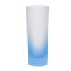 Last Drop 2 oz Frosted Shooter Shot Glass - Blue