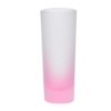Last Drop 2 oz Frosted Shooter Shot Glass - Pink