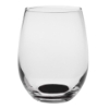 Santa Rosa 9 oz Libbey Stemless Wine Glasses - Black
