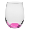 Santa Rosa 9 oz Libbey Stemless Wine Glasses - Pink