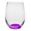 Santa Rosa 9 oz Libbey Stemless Wine Glasses - Purple