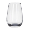 Tipsy 16 oz Vaso Silicia Stemless Wine Glass - Black