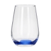 Tipsy 16 oz Vaso Silicia Stemless Wine Glass - Blue