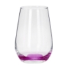 Tipsy 16 oz Vaso Silicia Stemless Wine Glass - Pink
