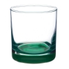 Double Neat 11oz Heavy Base Whiskey Glass - Green