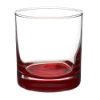 Double Neat 11oz Heavy Base Whiskey Glass - Red