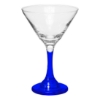Shakin Not Stirred 9.25 oz Martini Glass - Blue