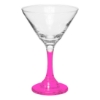 Shakin Not Stirred 9.25 oz Martini Glass - Pink