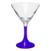 Shakin Not Stirred 9.25 oz Martini Glass - Purple