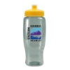 Pedal Pusher 27oz Recycled Transparent Contour Bottle w/Push-Pull Lid - Glacier Blue