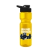 Tandem 28oz Recycled Transparent Bike Bottle w/Drink-thru Lid - Transparent Yellow