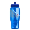 Rotation 27oz Transparent Contour Bottle w/Push-Pull Lid - Transparent Blue