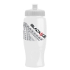 Rotation 27oz Transparent Contour Bottle w/Push-Pull Lid - White