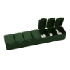 Medi-Box 7-Day Pill Case - Dark Green
