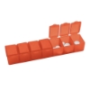 Medi-Box 7-Day Pill Case - Translucent Orange