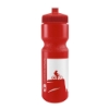 SPOKE-Tacular 28oz Bike Bottle - Colors w/Push-Pull Lid - Red