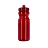 ACCONA 24 oz. PET Sports Bottle with Push/Pull Lid - TRSRD_Translucent Red