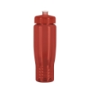 SAHARA 28 oz. Eco-Polyclear™ Sports Bottle with Push/Pull Lid - Red