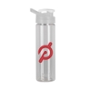 YUMA 25 oz. Clear Freedom Bottle with Guzzler Lid - Eyecandy Front or Back