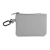 Benton Rectangle Recycled PU Zip Pouch - Cool Gray 4c