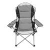 Go-Everywhere Padded Fold-Up Lounge Chair - Charcoal