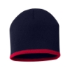 Sportsman SP09 8" Bottom Striped Knit Cap - NV-RD_Navy_Red