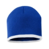 Sportsman SP09 8" Bottom Striped Knit Cap - RB-WH_Royal_white