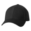 Sportsman 9910 Structured Brushed Cotton Twill Cap - Black