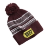 Sportsman SP60 12" Striped Pom-Pom Knit Cap - Mrn
