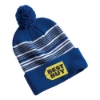Sportsman SP60 12" Striped Pom-Pom Knit Cap - Royal Blue