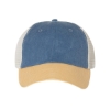 Sportsman SP510 Pigment Dyed Trucker Cap - RB-YW-LTTN_Royal_ Mustard_ Stone