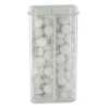 Sugar Free Mints in a Rectangular Flip-Top Dual Dispenser - PEPMINT_Peppermint (White)