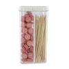 Rectangular Flip-Top Mints and Toothpicks - Cinnamon (Pink)