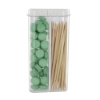 Rectangular Flip-Top Mints and Toothpicks - Wintergreen