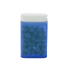Rectangular Flip-Top Mint Dispenser - 1-1/2" x 2-1/2" - Blue